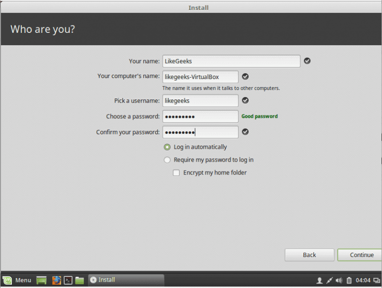 How to install linux step by step