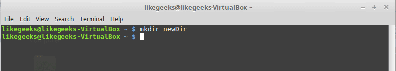 linux mkdir command