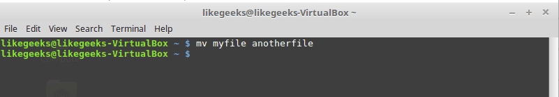 linux mv command