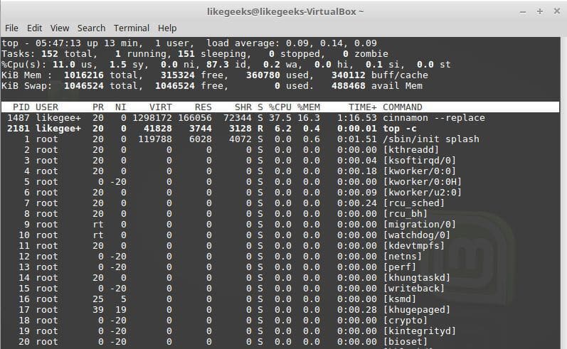 linux process monitor made in python