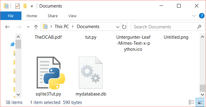 sqlite database tutorial