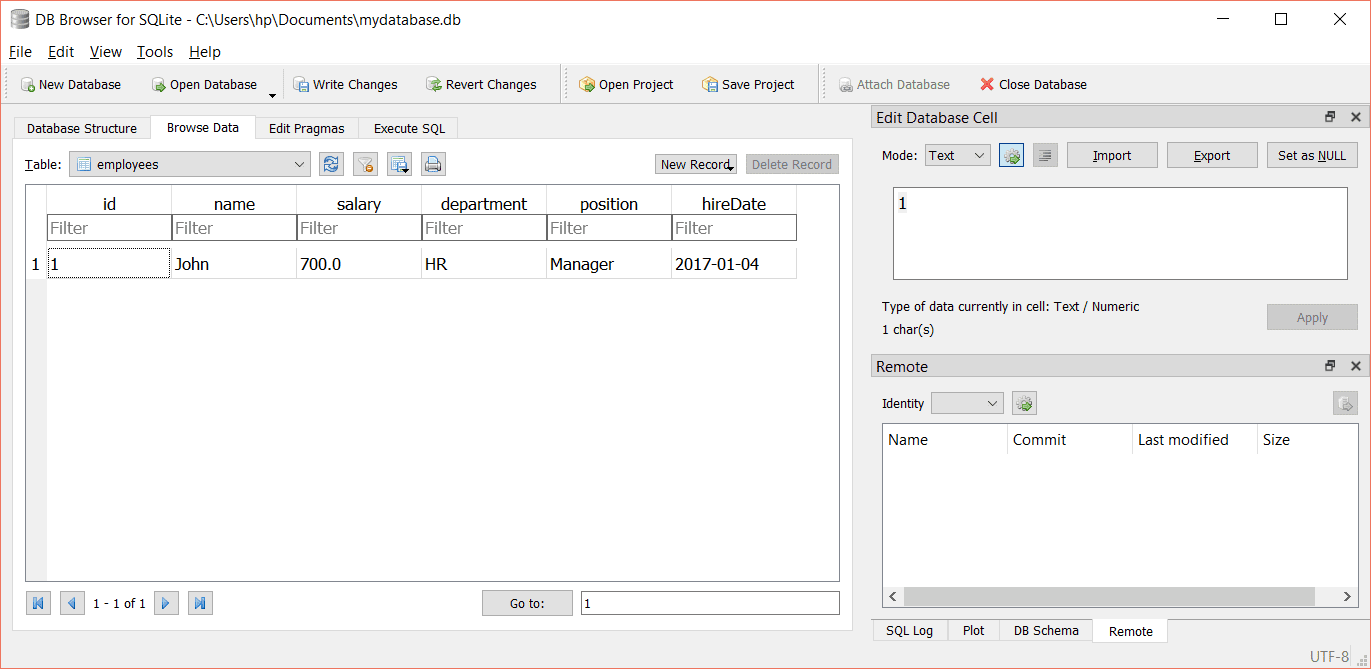 db browser for sqlite attempt to write a readonly database