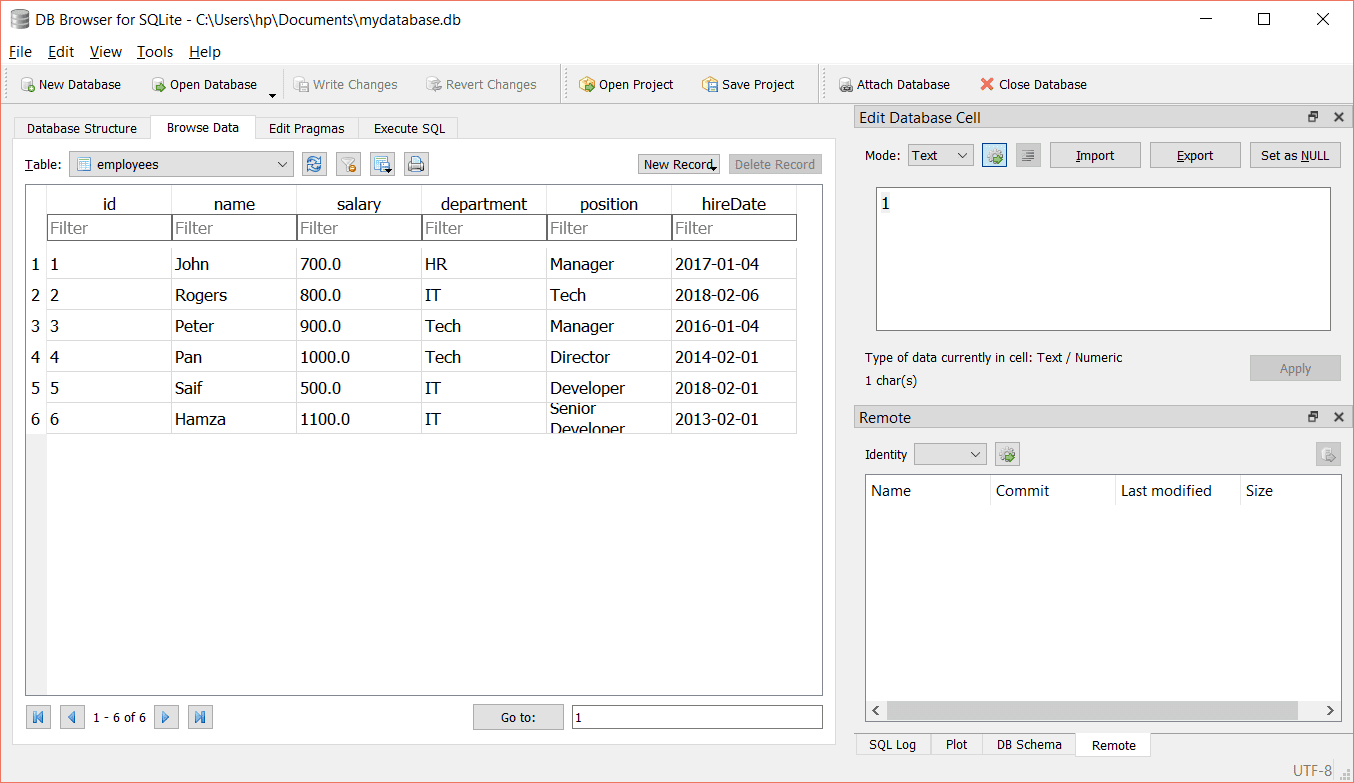 Sqlite3 Prepared Statement Example Python