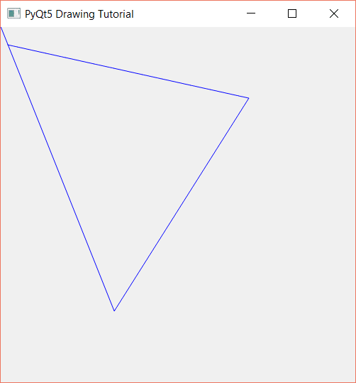 Dibujar un triángulo