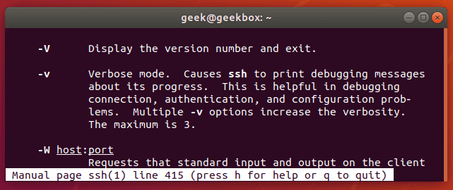 ssh-verbose manual