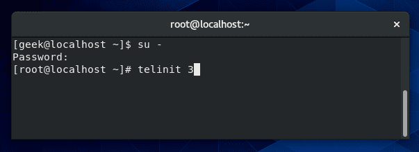 Telinit 1 linux что это