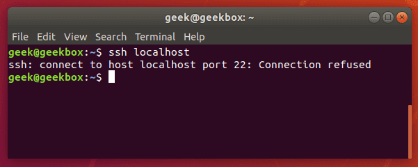 putty ssh connection refused