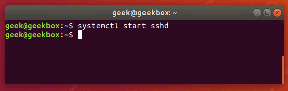 Start SSH