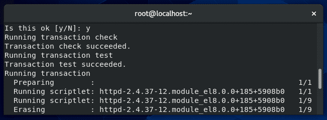 yum update postgresql