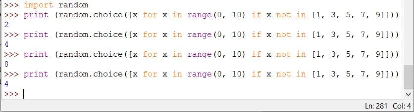 Random number in range excluding values
