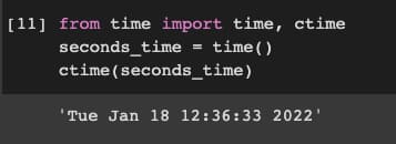 date to string using ctime
