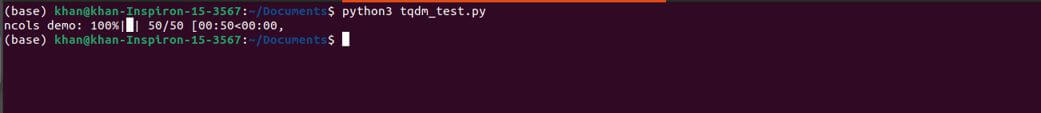 tqdm with parameter total post total iterations