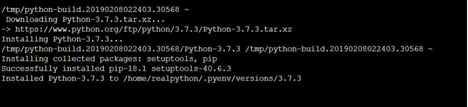 After switching Python versions