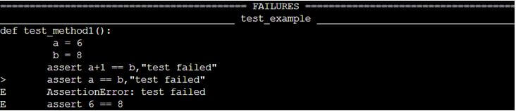 This output shows how to use Pytest in Python