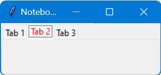 Selected Tab Font Color